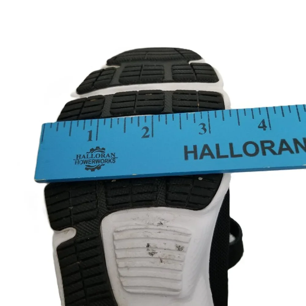 Under Armour Athletic Shoes Hook Loop Strap Kids 13K Black White